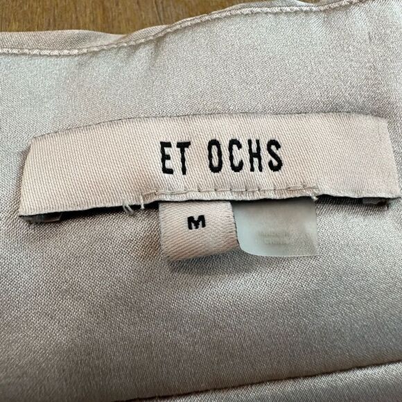 ET OCHS The Nala Silk Surplice Top Draped Wrap Blouse Cutout Detail Size Medium - Picture 11 of 16